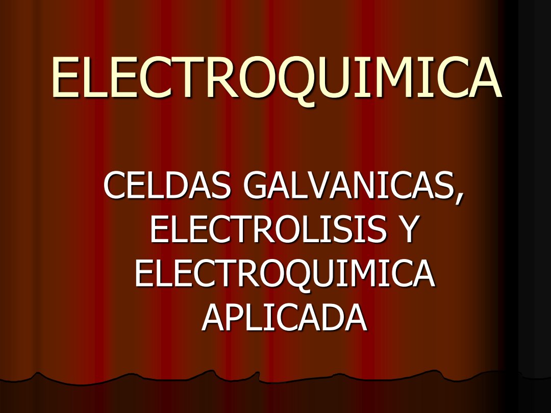 celdas galvanicas